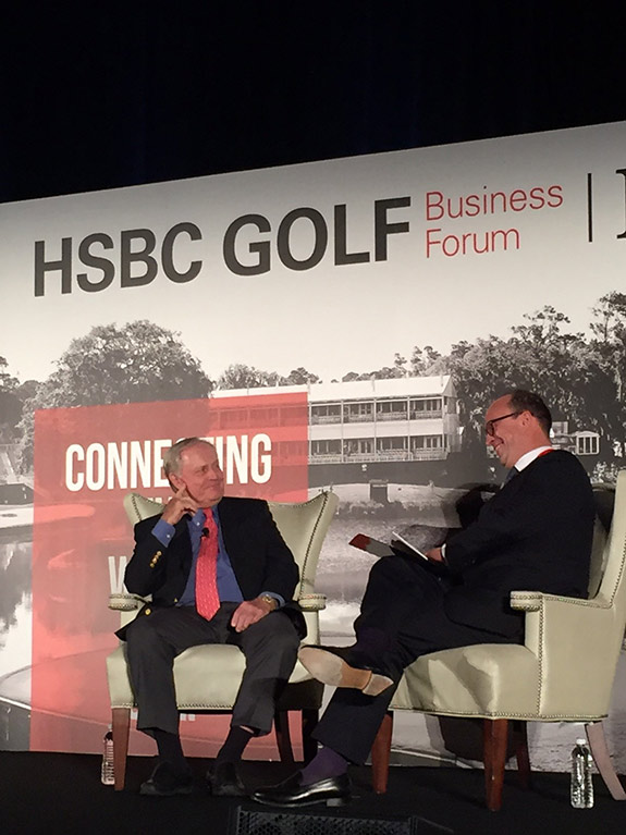 Jack Nicklaus, HSBC Golf Business Forum, Giles Morgan